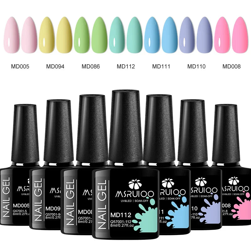 Nail Art Masterpiece Kit 7-Piece Gel Polish Set-1