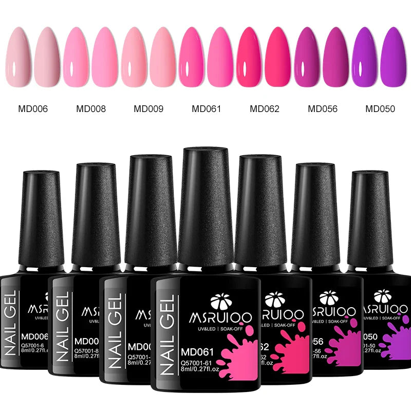 Nail Art Masterpiece Kit 7-Piece Gel Polish Set-6
