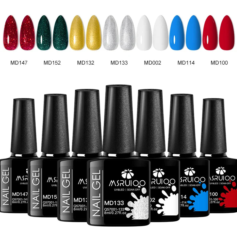 Nail Art Masterpiece Kit 7-Piece Gel Polish Set-7