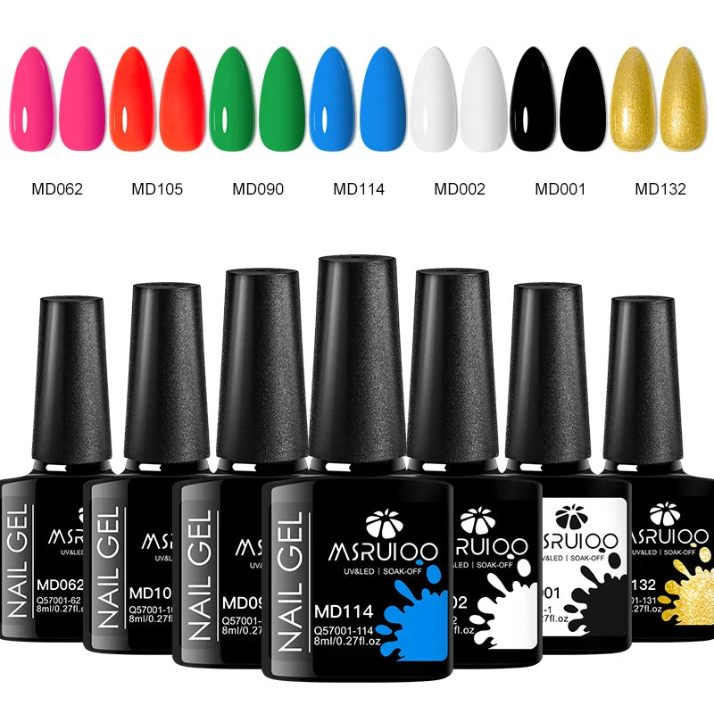 Nail Art Masterpiece Kit 7-Piece Gel Polish Set-8