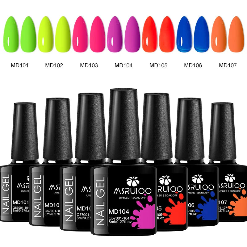 Nail Art Masterpiece Kit 7-Piece Gel Polish Set-11
