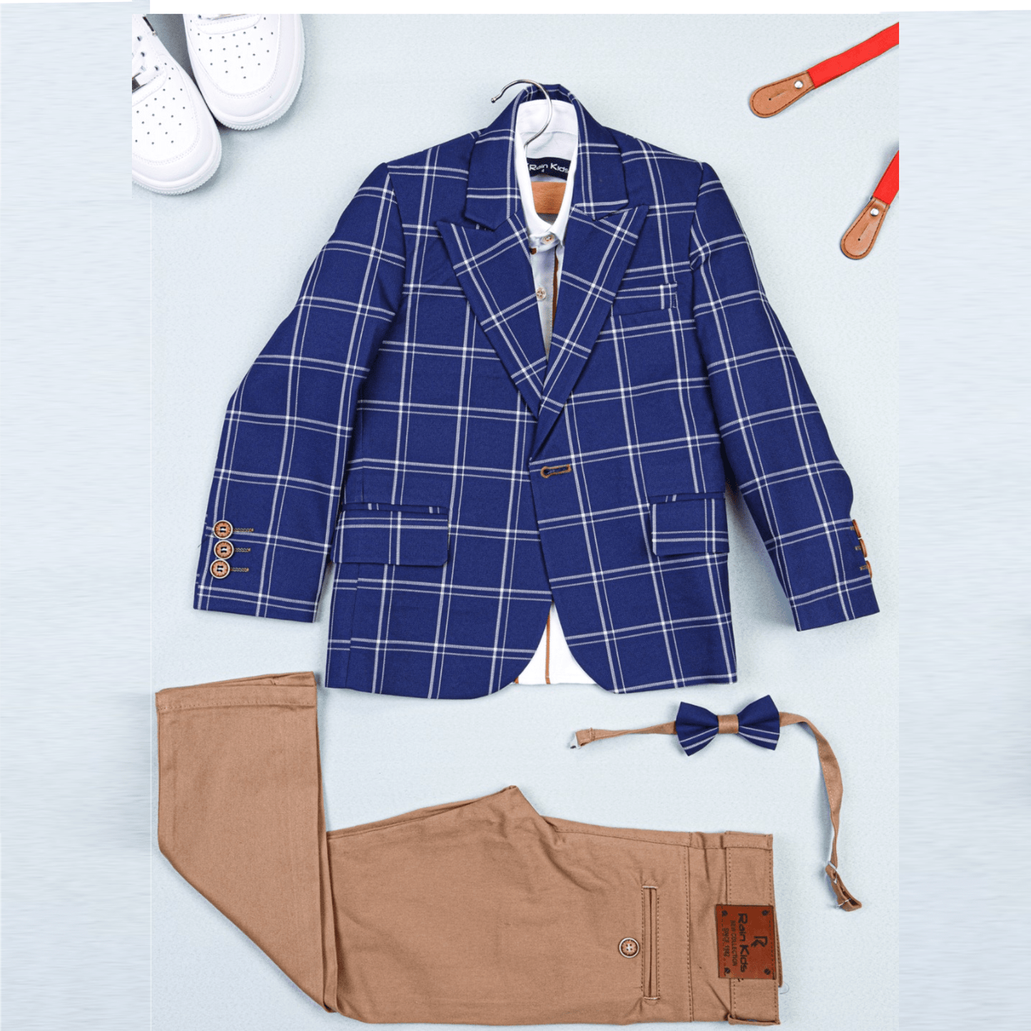 British Style Formal Boys Suit-1
