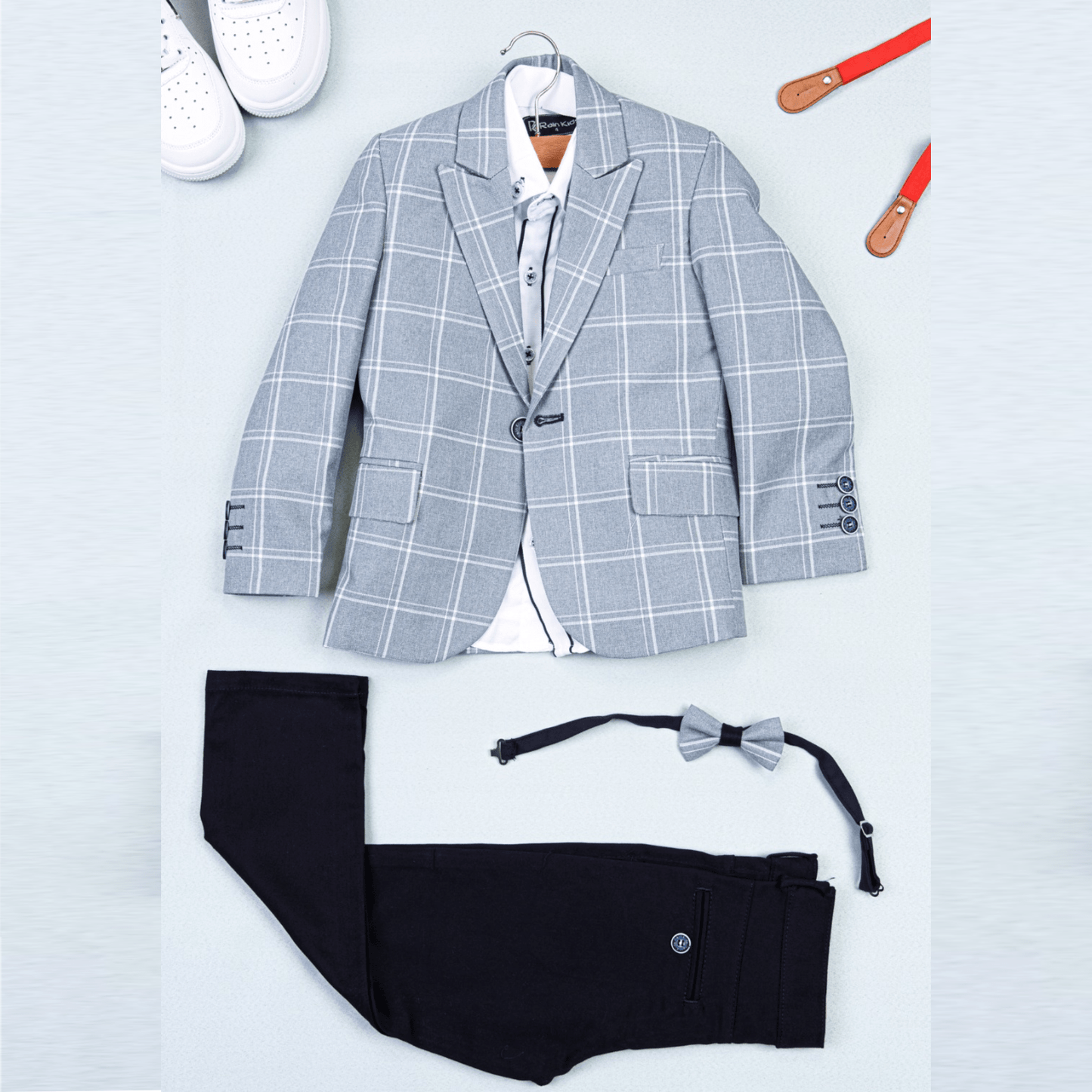 British Style Formal Boys Suit-2