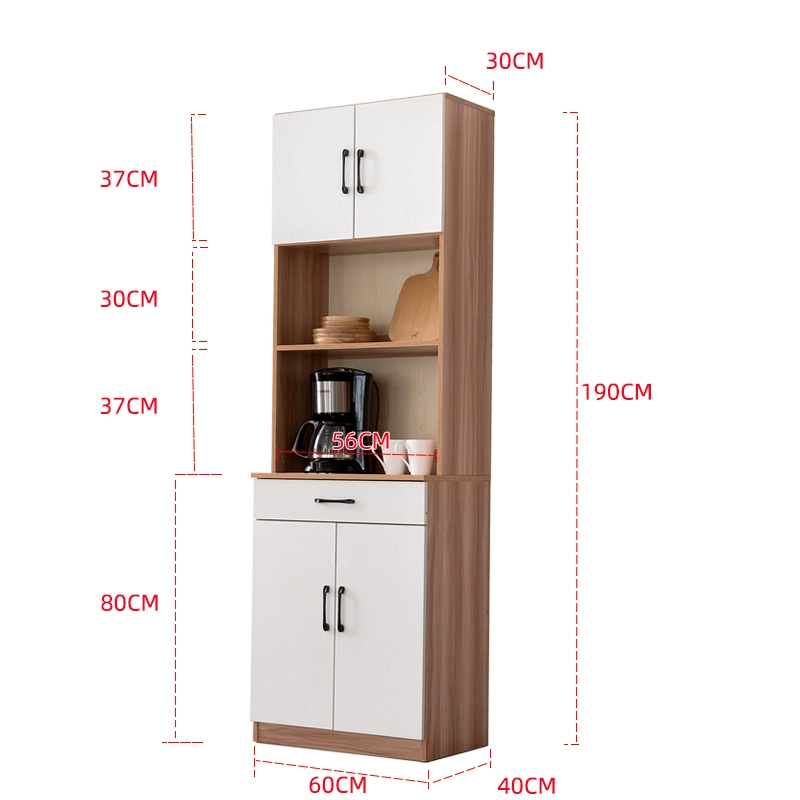 Minimalist High Storage Cabinet – 60x40x190cm-4