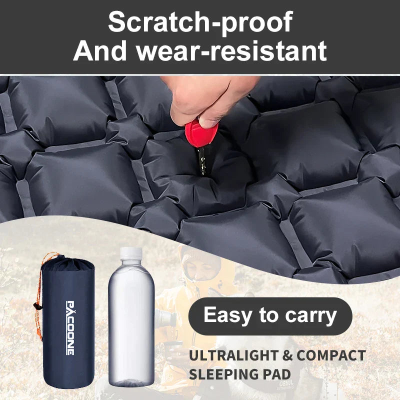 Ultralight Outdoor Camping Air Mattress with Pillow-4