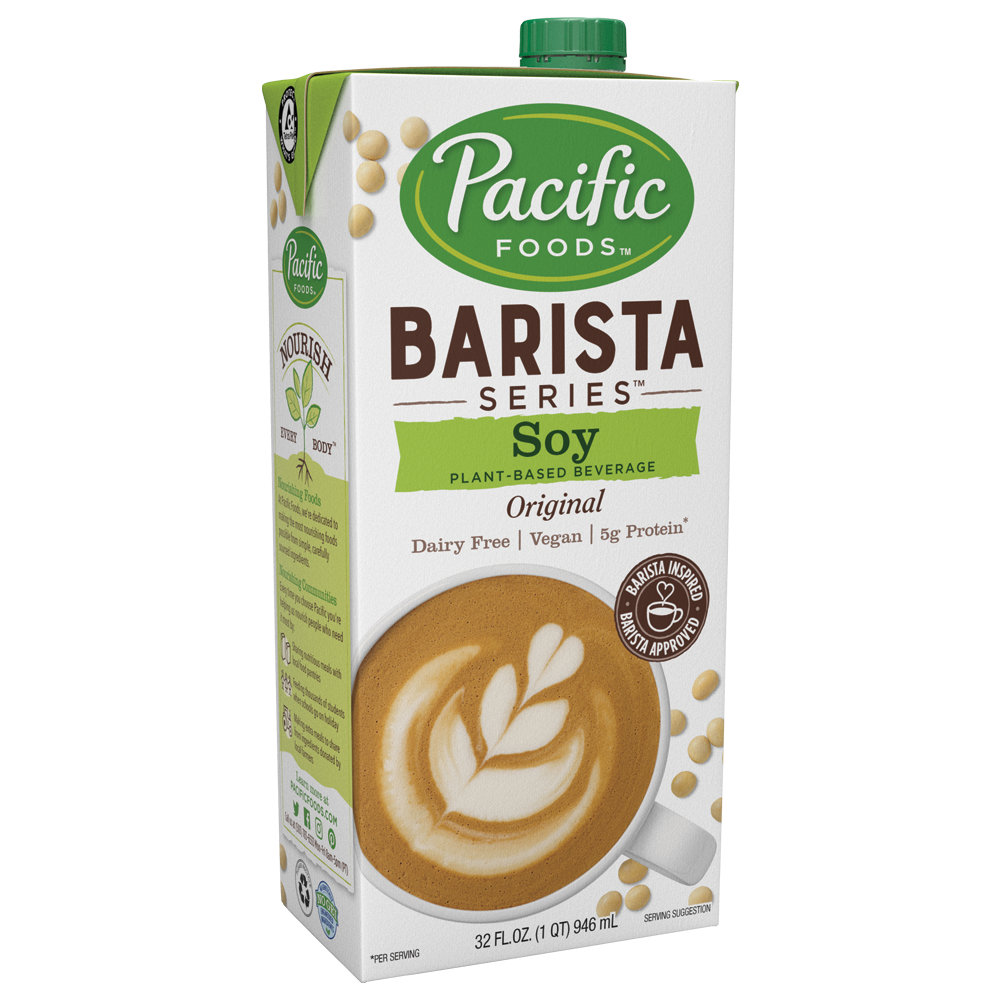 Pacific Foods - Barista Series - Soy Original (Organic, Non-GMO Soy) - 12 x 32oz per case - Foodservice-1