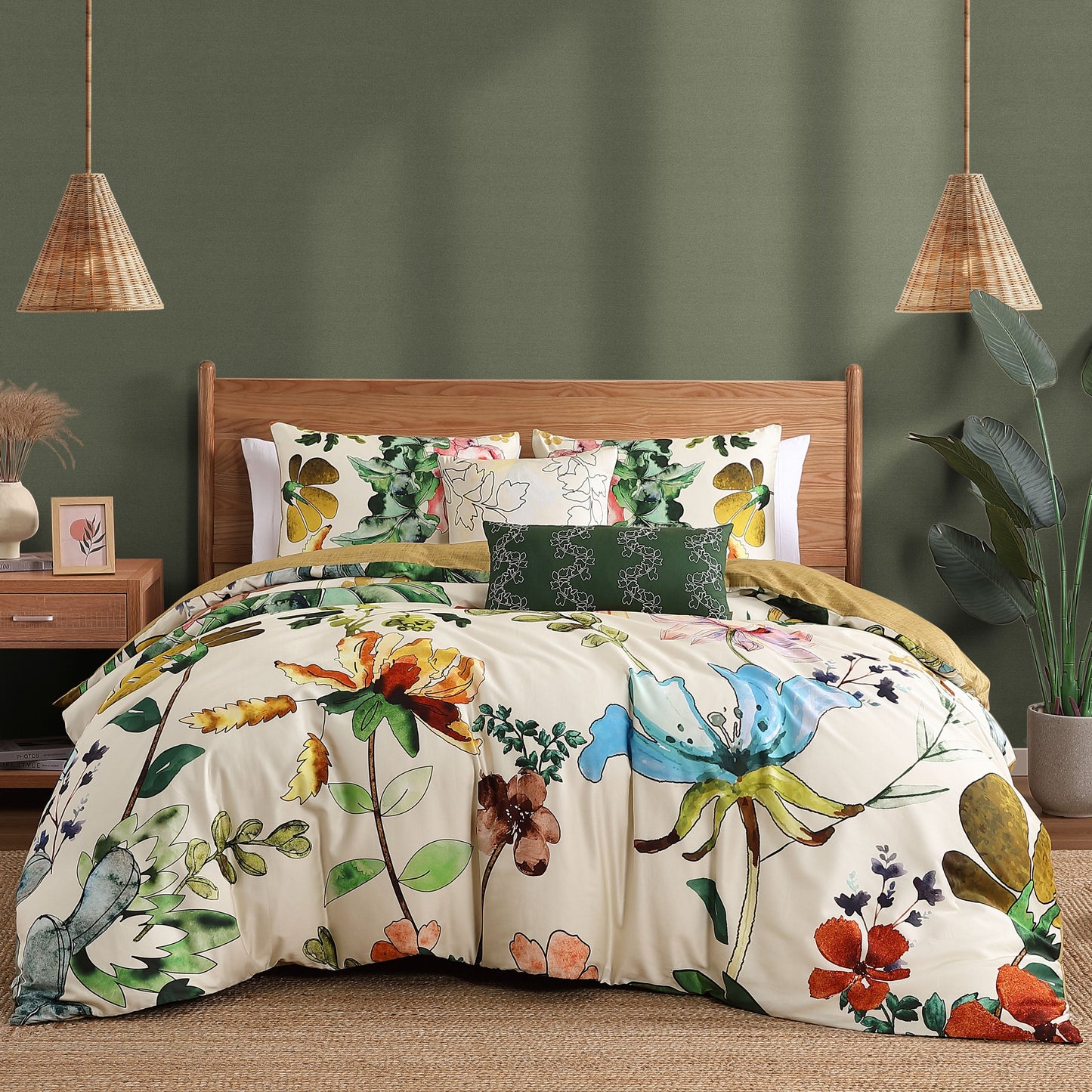 Bebejan Radiance 5 Piece Reversible Comforter Set-0