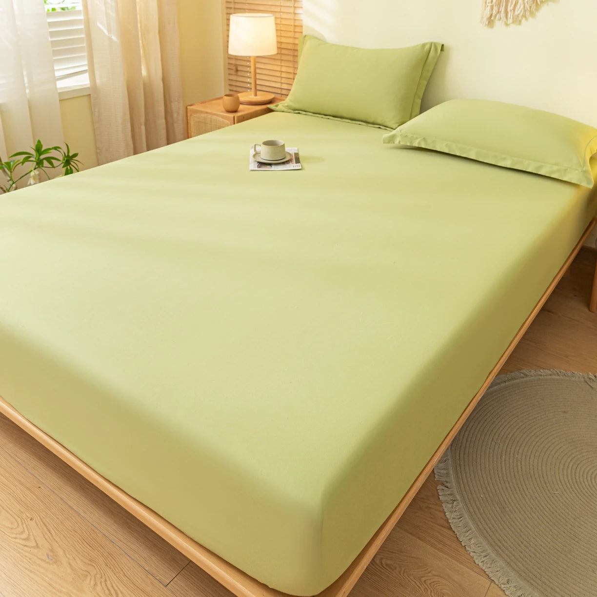 Fitted Sheet - Hotel Quality - Ultra Soft & Breathable - Brushed Microfiber - Deep Pocket - Cooling Fitted Sheet
