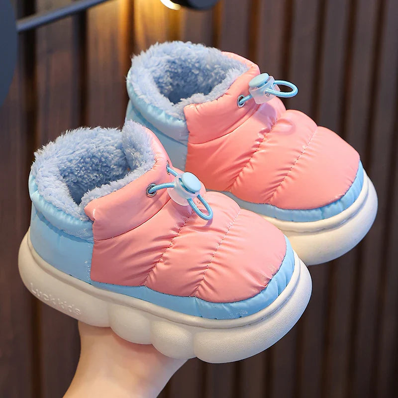 Multicolored Waterproof and Breathable Padded Shoes for Children-1