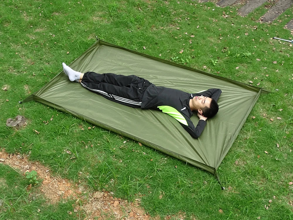 Ultralight Tent Footprint Bathtub 3D Picnic Mat Outdoor Camping Waterproof Ground Sheet 2.1x1.2