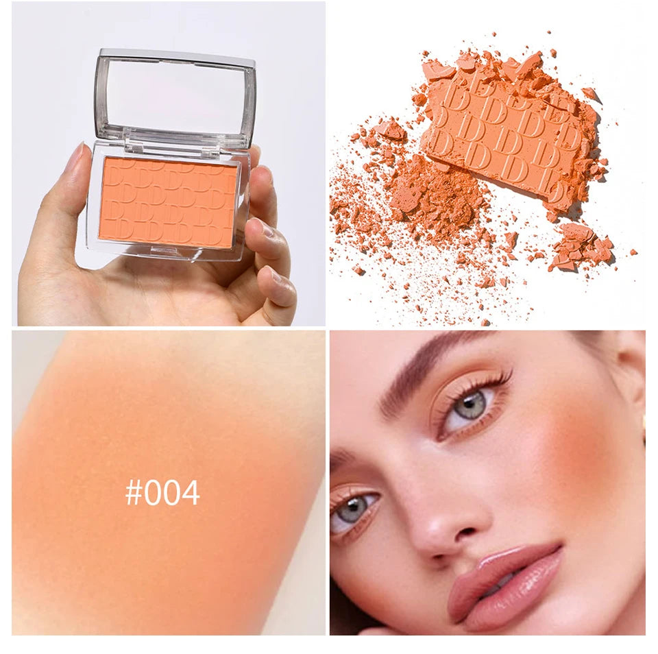 Blush Matte Natural Cheek Tint Brighten Face Pink Red Face Contouring