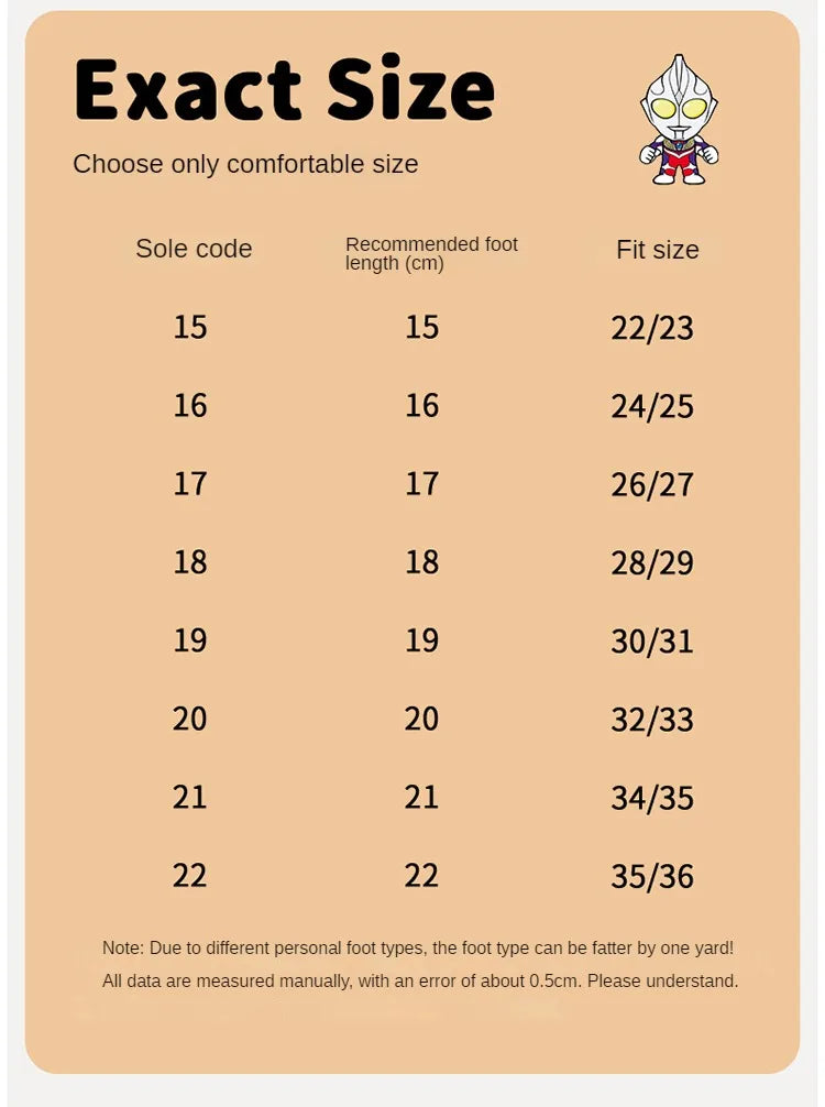 Ultraman children's sandals, new summer baby beach shoes, outdoor non-slip soft soled sandals for boys