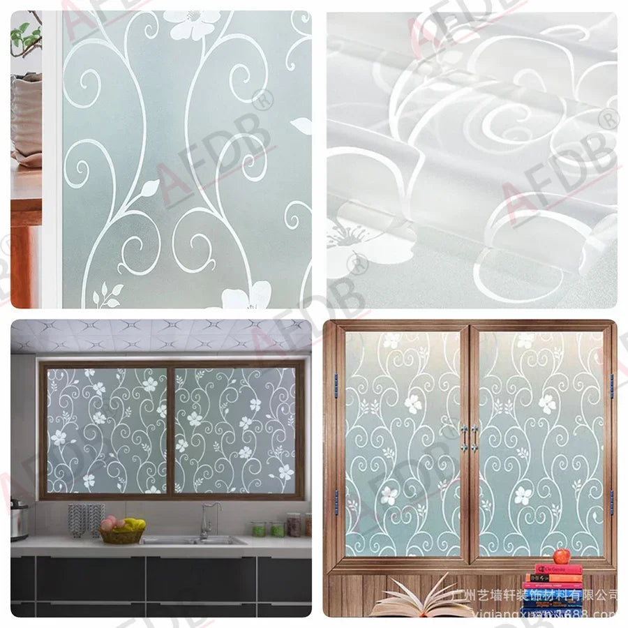 Frosted Window Film Privacy Opaque Window Stickers