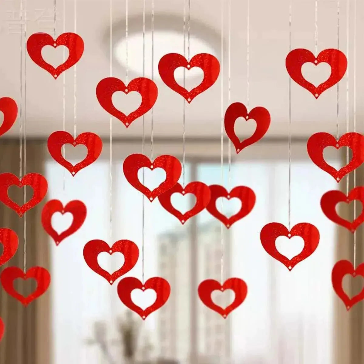 100pcs Wedding Birthday Party Decoration Decoration Balloon Rain Silk Sequin Pendant Wedding Supplies Wedding Room Decoration