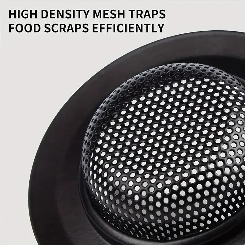 2Pcs Kitchen Sink Filter Stainless Steel Mesh Sink Strainer