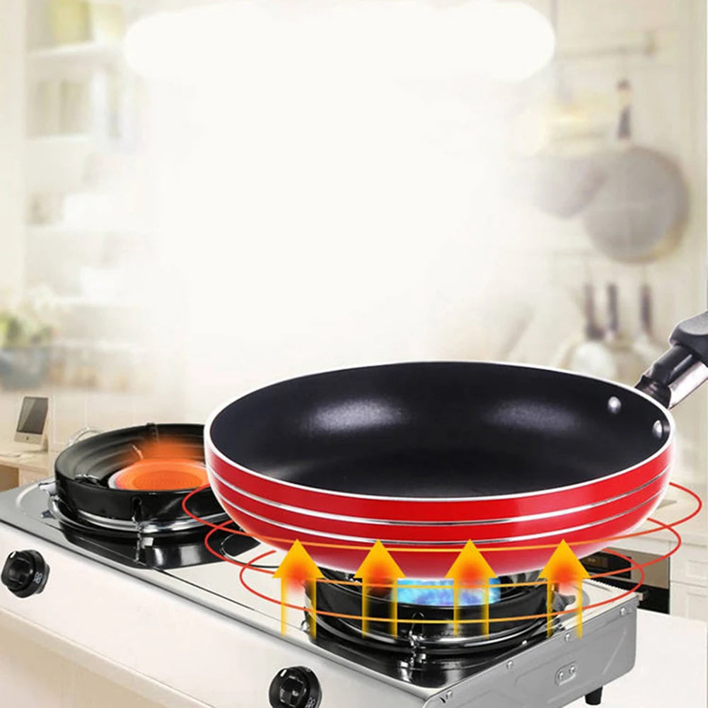 1 Pcs Frying Pan 18CM Frying Pan Non-Stick Steel Frypan Pot Saucepan Random Color For Cookware Kitchen Dining Bar