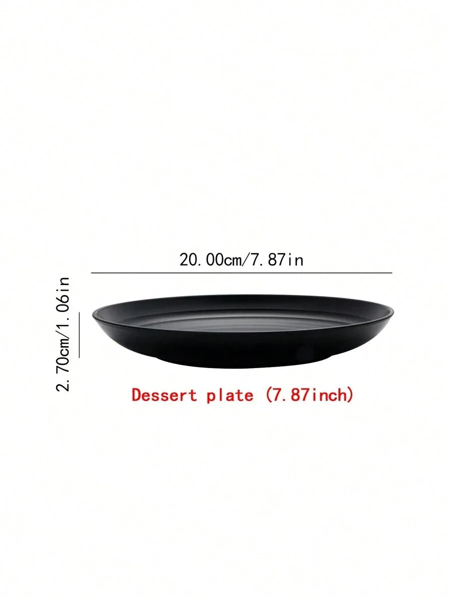 11pcs Plastic PP tray, reusable plastic tray for camping picnic kitchen, microwave and dishwasher safe, heat resistant