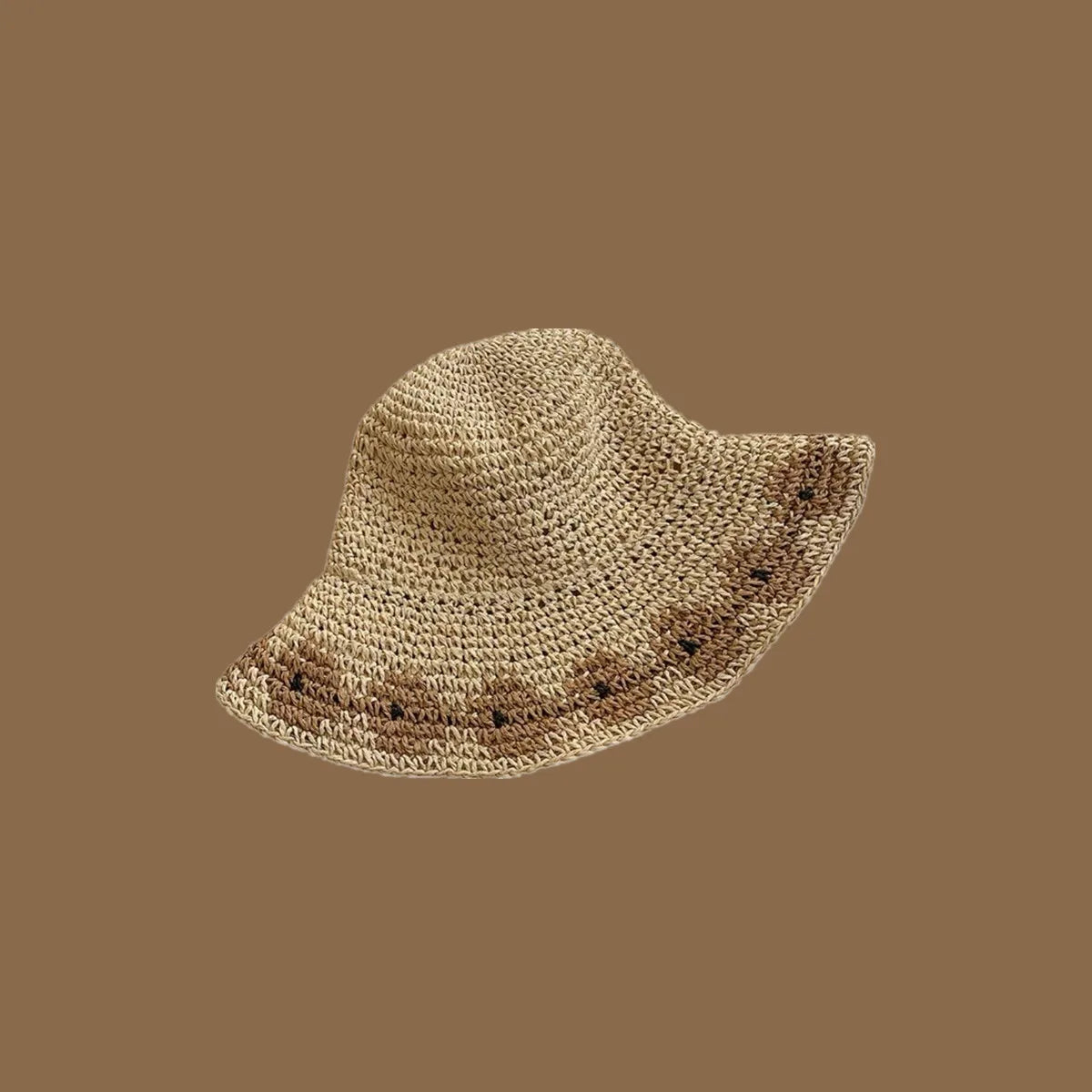 Korean Handmade Straw Hat For Women, Japanese Small fresh Sunshade Hat For Spring And Summer Outings, Sunscreen Hat
