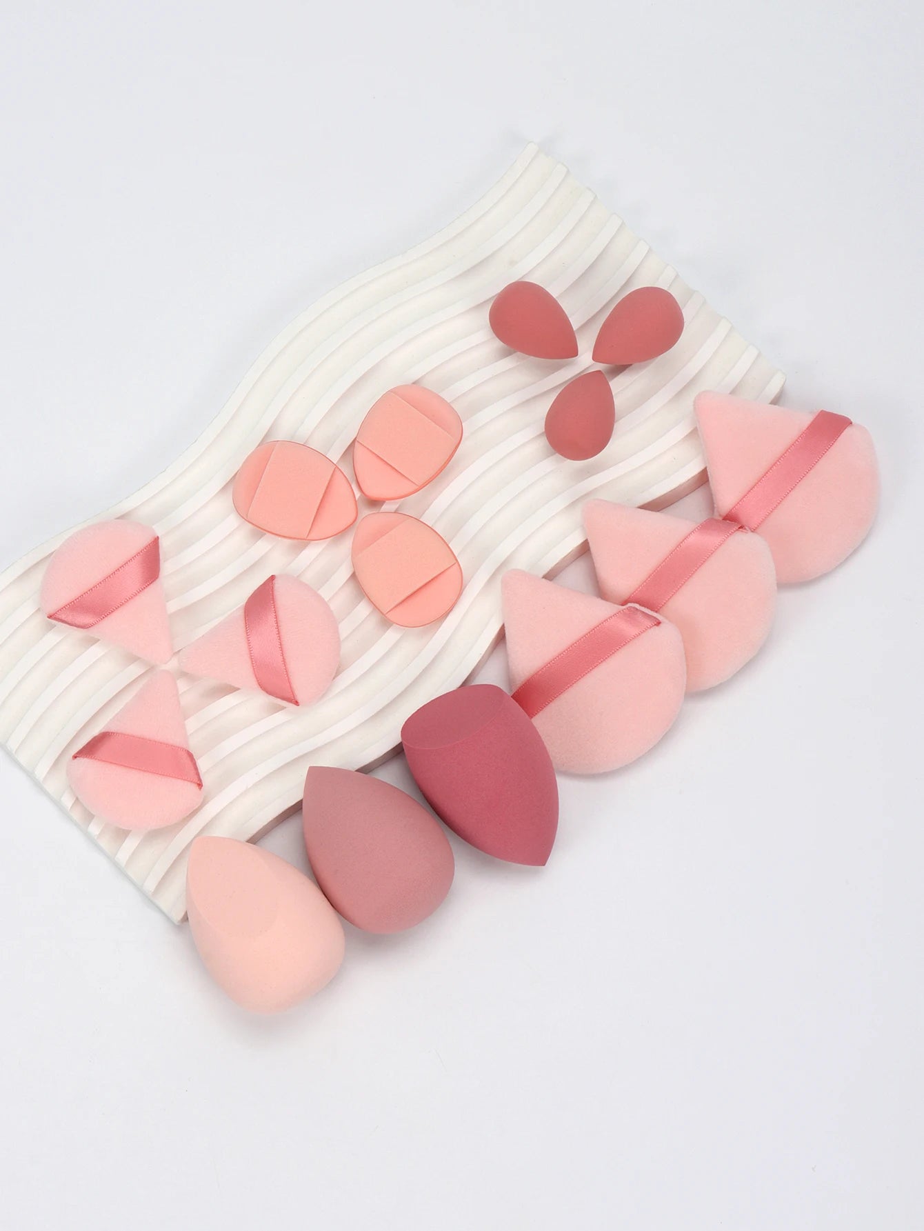 Mountain Raspberry 15-16-19-20 Pieces Set, Multi-Functional Makeup Tool, Which Becomes Larger When Exposed to Water, Dry and Wet