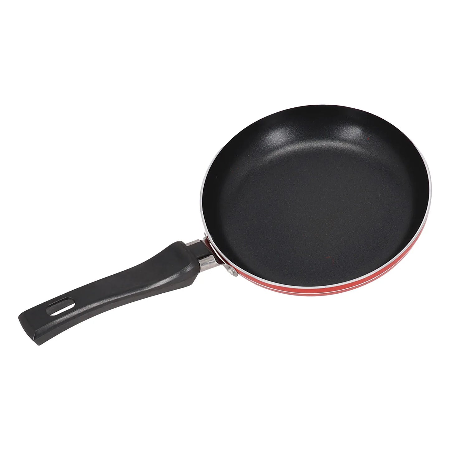 1 Pcs Frying Pan 18CM Frying Pan Non-Stick Steel Frypan Pot Saucepan Random Color For Cookware Kitchen Dining Bar