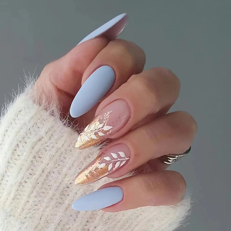 Glamorous Black Almond Stiletto Nails-57