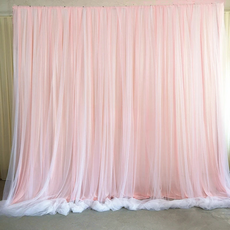 Backdrop Curtains for Parties, Sheer Backdrop Curtain Wedding Photo Backdrop Drapes for Baby Shower Photography Birthday Party