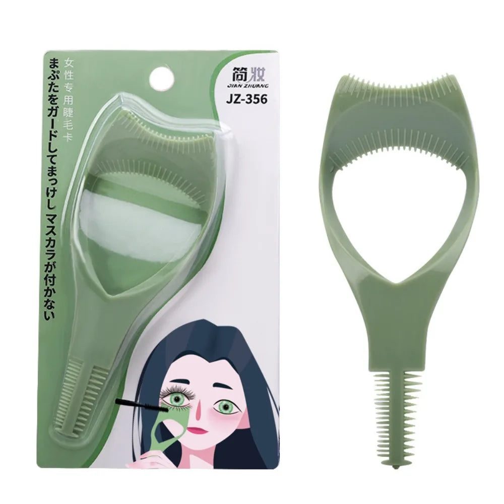 Eyeliner Assistant 3-In-1 Eyelash Comb Template Protect Eyes Crystal Mascara Shield Guide Cosmetic 3 In1 Eyelashes Tools
