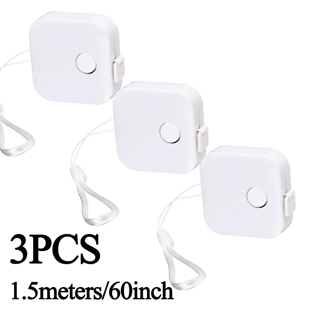 Double Scale Ruler Plastic Roll Tape Mini Tape Measure Accurate Measurement for Weight Loss Body Measurement Sewing Tailor Craft