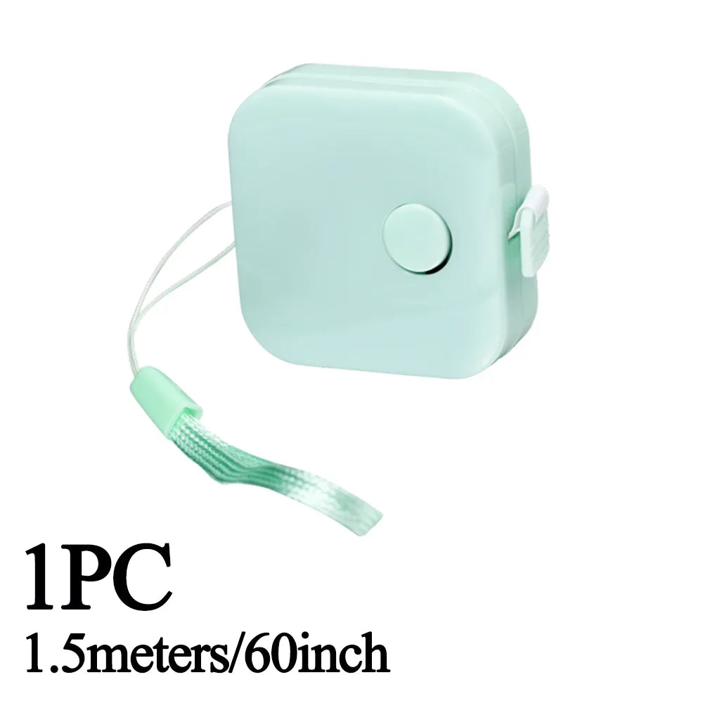 Double Scale Ruler Plastic Roll Tape Mini Tape Measure Accurate Measurement for Weight Loss Body Measurement Sewing Tailor Craft