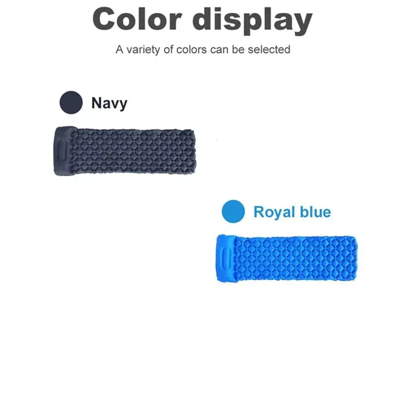 Double Bed Camping Inflating Sleeping Mats with Pillow-3