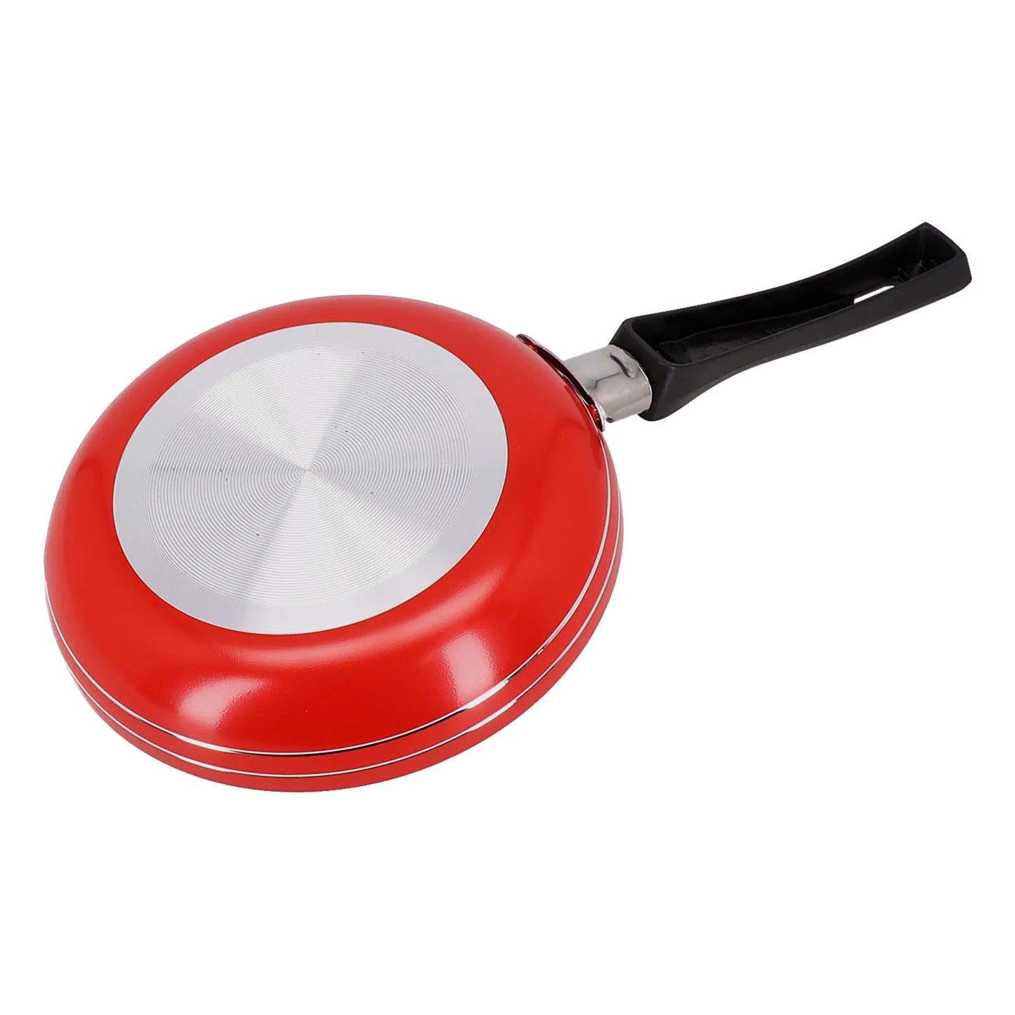 1 Pcs Frying Pan 18CM Frying Pan Non-Stick Steel Frypan Pot Saucepan Random Color For Cookware Kitchen Dining Bar