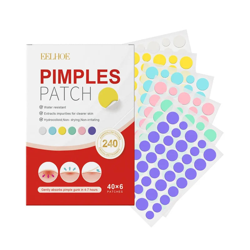 240pcs Star Acne Patches Invisible Pimple Cover for Face Oil Control Spot Treatment