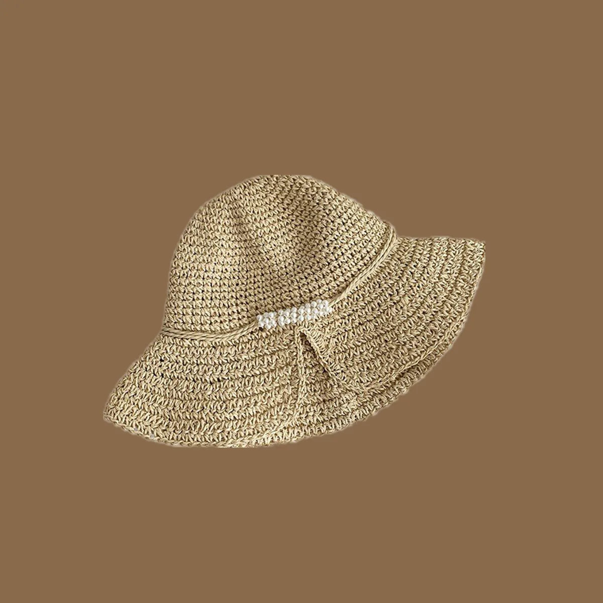 Korean Handmade Straw Hat For Women, Japanese Small fresh Sunshade Hat For Spring And Summer Outings, Sunscreen Hat