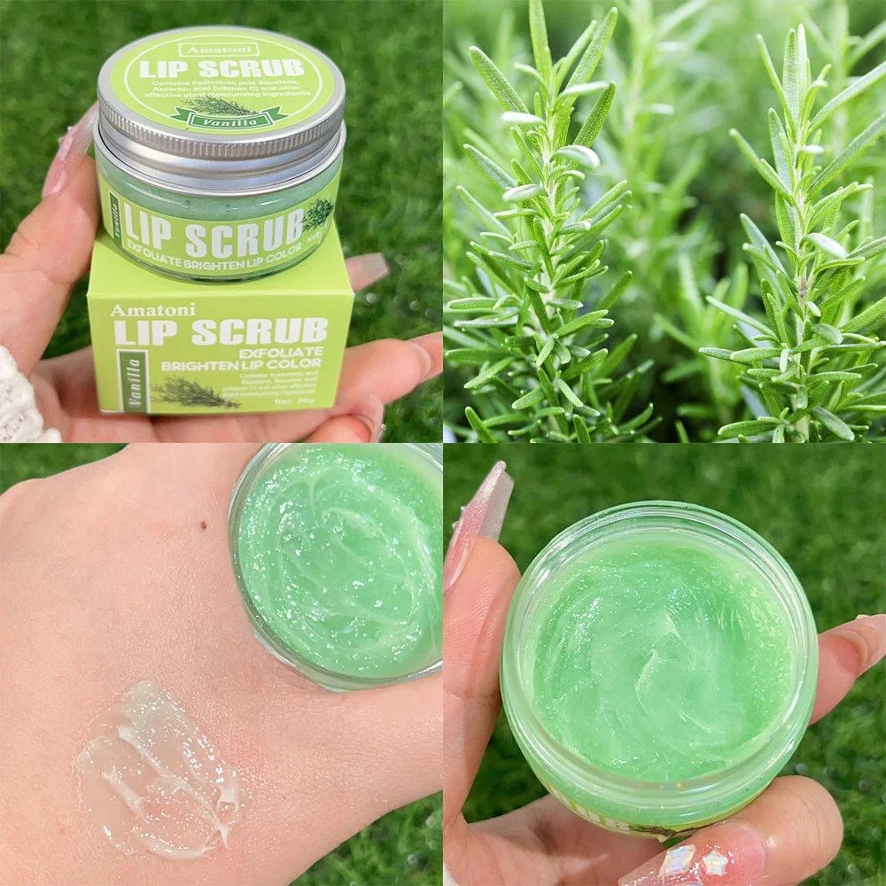 Dual Effect Lips Scrub Mask Fruit Flavor Lip Scrub Moisturizing Nourishing Exfoliating Dead Skin Makeup Reduce Lips Fine Lines