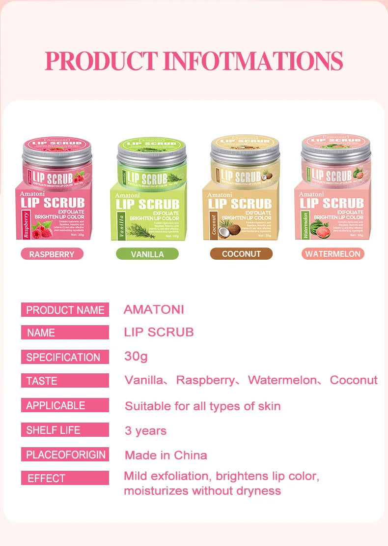 Dual Effect Lips Scrub Mask Fruit Flavor Lip Scrub Moisturizing Nourishing Exfoliating Dead Skin Makeup Reduce Lips Fine Lines