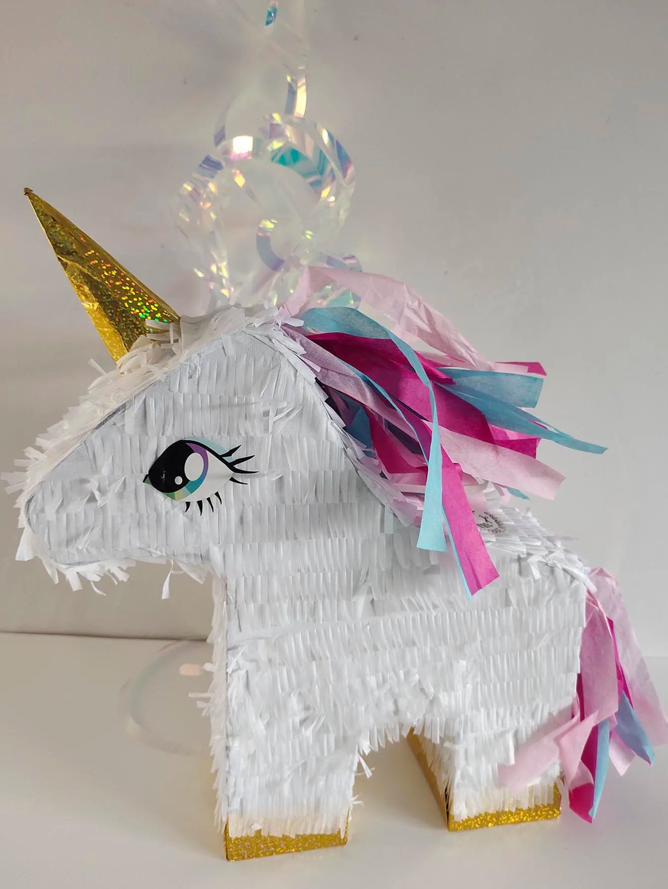 1 SET/Box Big Size Unicorn with a Blindfold and BatBirthday Party piñatas Candy Gift Unicorn Pinata Bundle Handmade Pretty