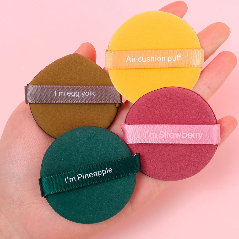 20pcs Strawberry Cosmetic Sponge Puff Double Side Soft Beauty Makeup Air Cushion Puffs Dry and Wet Use BB Cream Cosmetics Tools