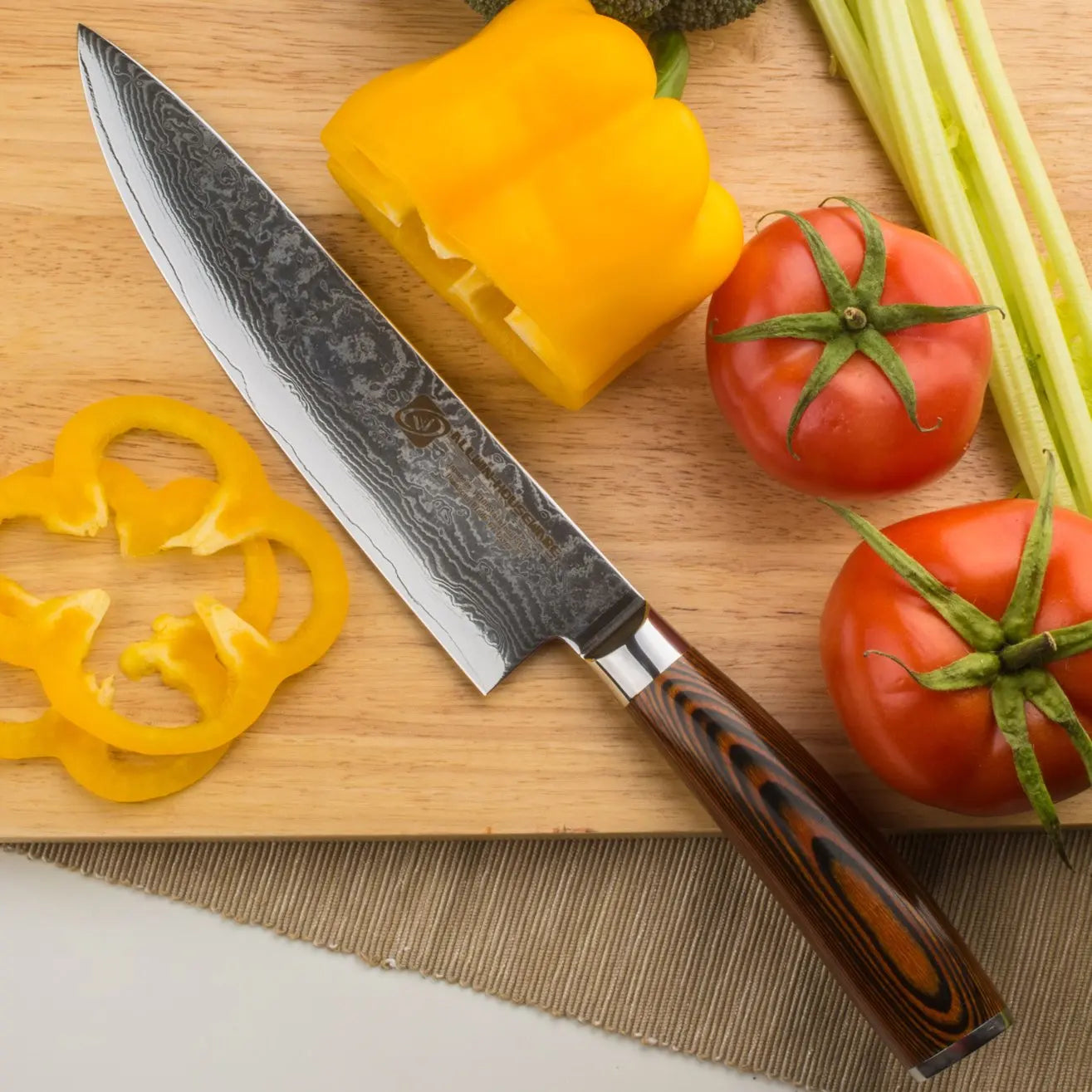Damascus Kitchen Knives Tanto Fruit Santoku 67 Layers Knives Utility Handmade Chef Knife Japanese Vg10 Facas De Cozinha