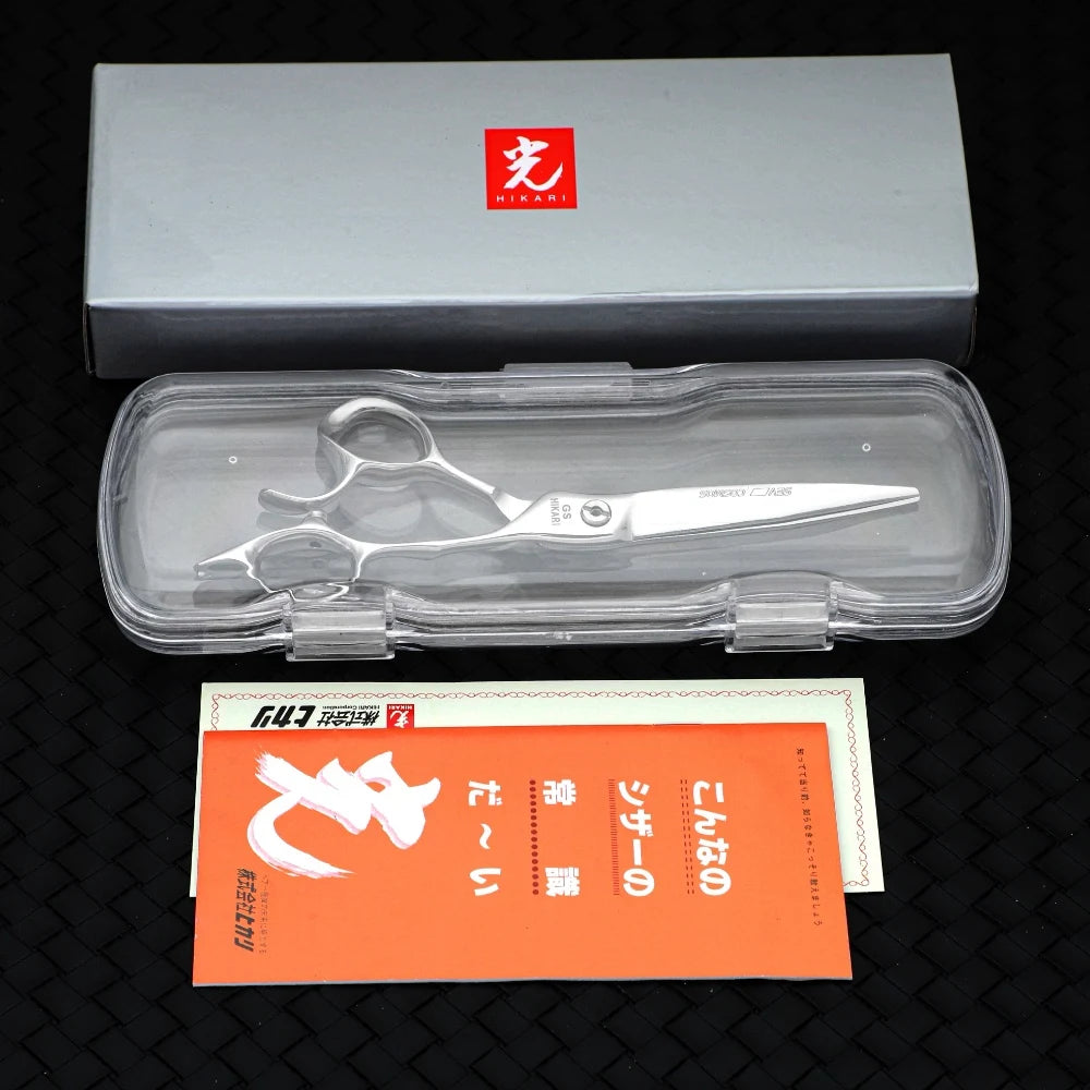 Japan Imported HIKARI Professional Barber Scissors Light Cut 6.3 Inches 172 Molybdenum Steel Structure Hair Stylist Special