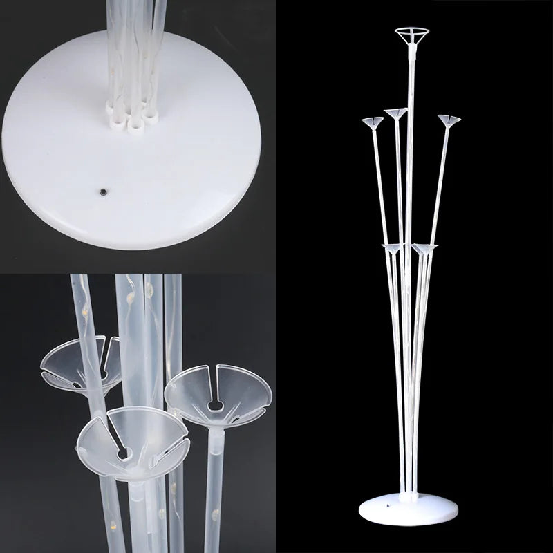 1/2Set Ballon Stand Ballon Column With Glow Lights String For Wedding Supplies Adult Kids Birthday Party Decoration Baby Shower