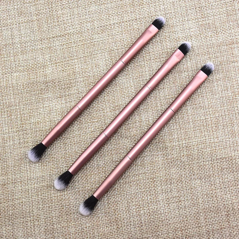 1/3Pcs Multifunctional Double Ended Eyeshadow Eye Shadow Makeup Cosmetic Brush Tools Champagne Eyeshadow Makeup Beauty Brush
