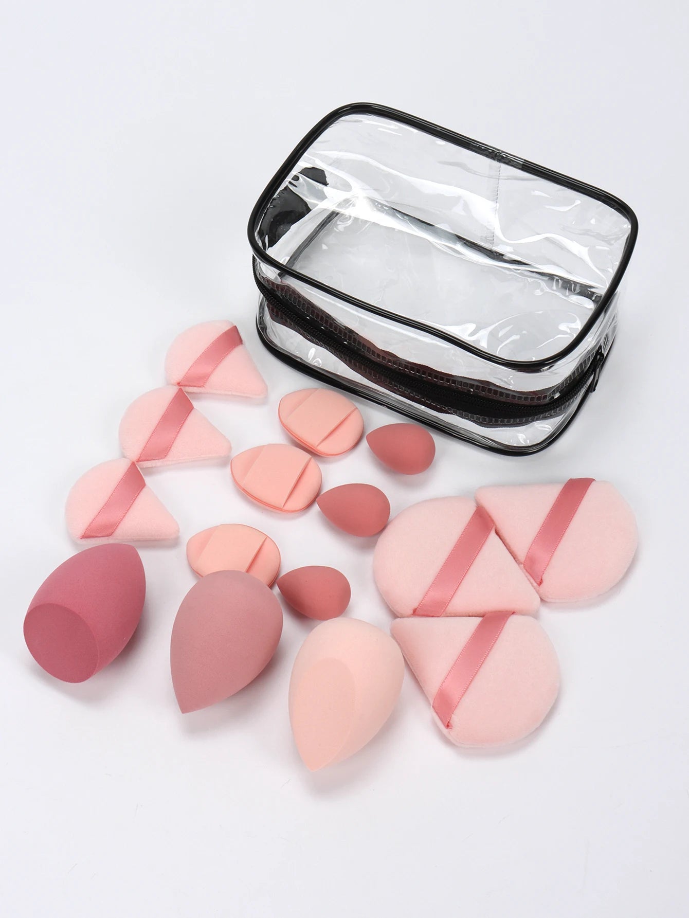 Mountain Raspberry 15-16-19-20 Pieces Set, Multi-Functional Makeup Tool, Which Becomes Larger When Exposed to Water, Dry and Wet