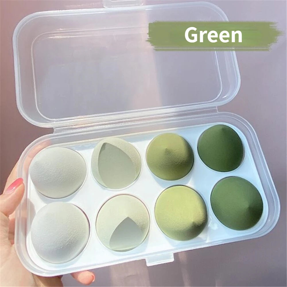 4pcs/bag Fashion Make up Blender Cosmetic Puff Makeup Sponge Foundation Powder Sponge Beauty Tool Makeup Tool Accessories