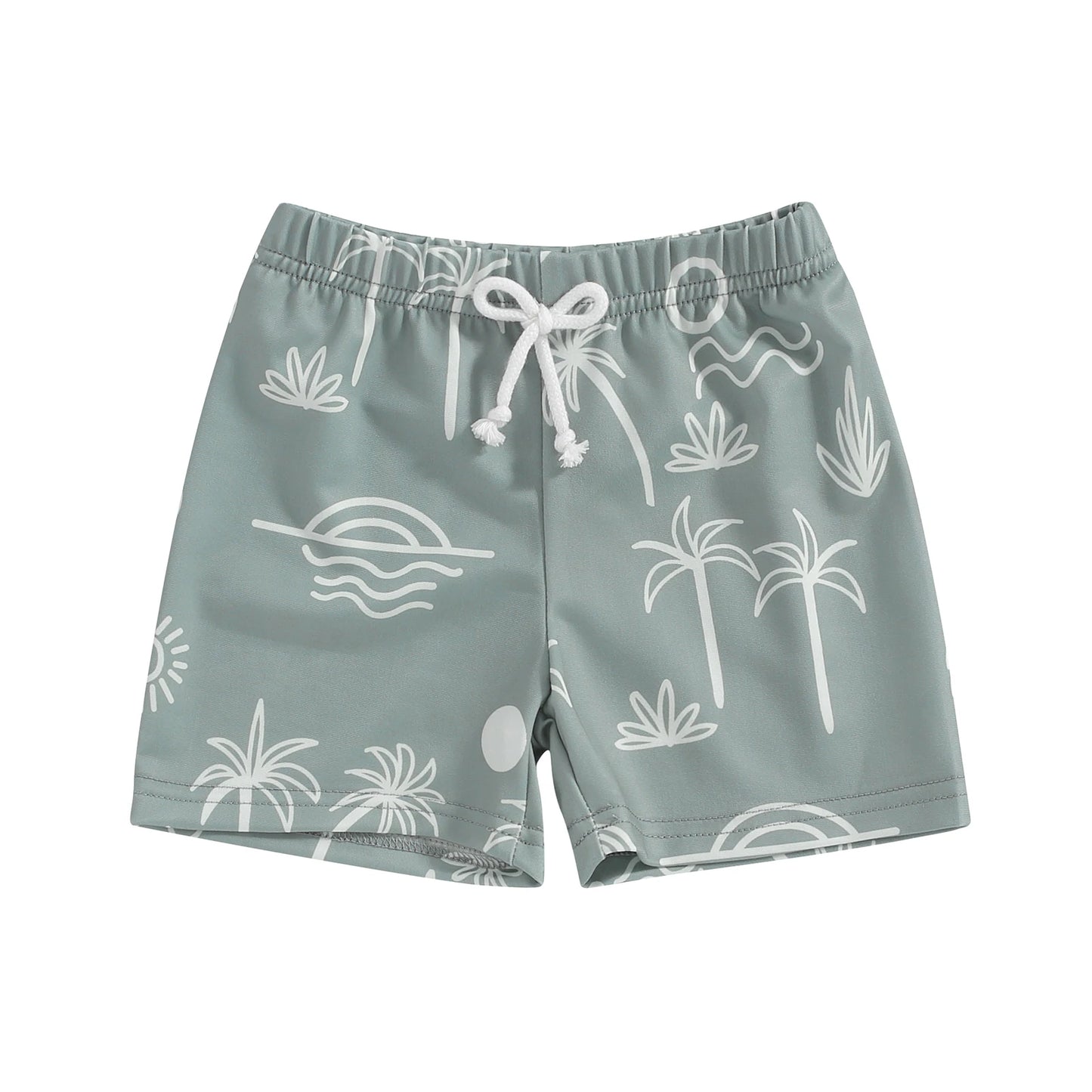 Citgeett Summer Kids Toddler Boys Swimwear Print Elastic Waist Swim Shorts Bathing Suit Swimsuit Swimwear Clothes