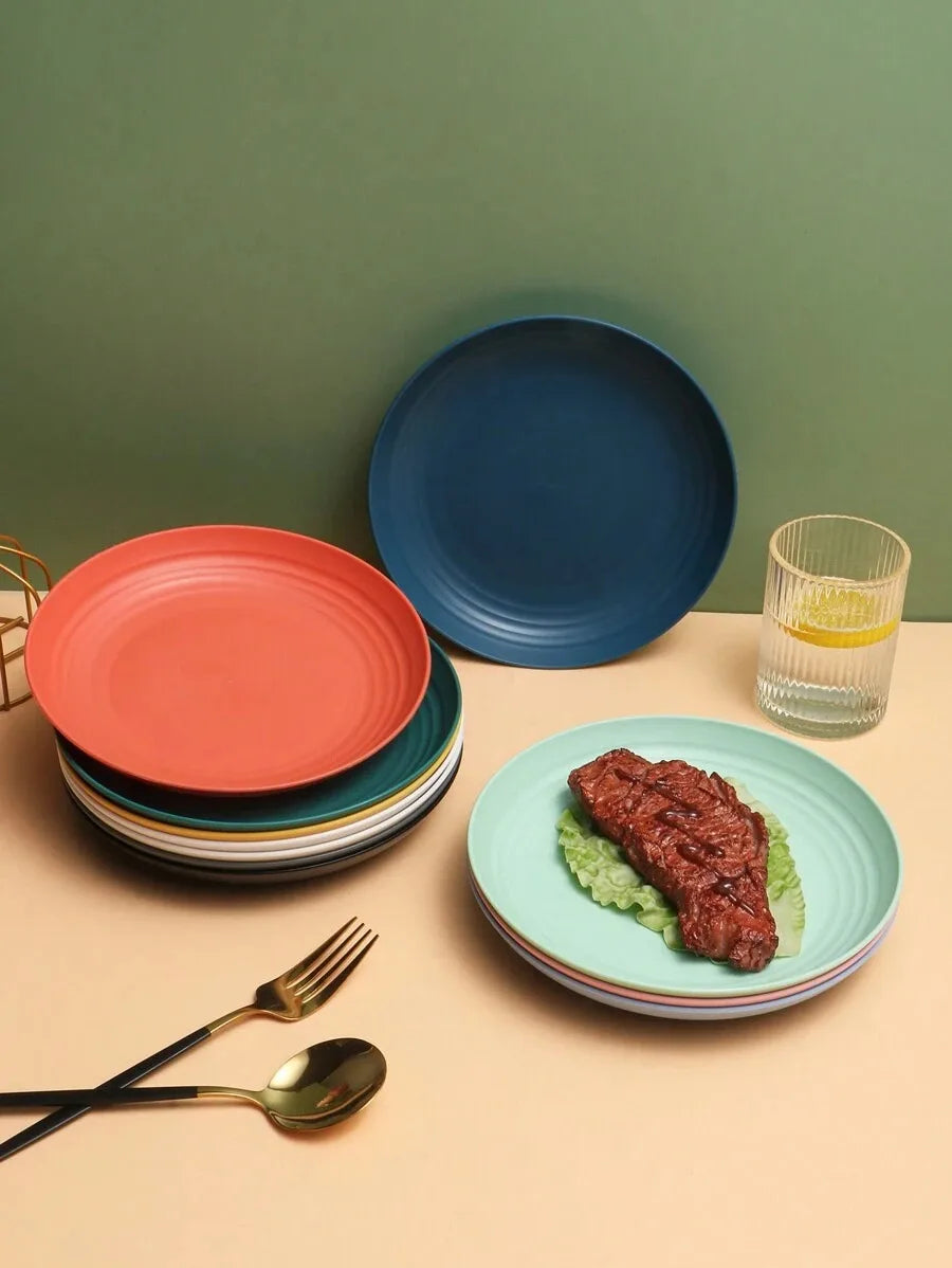 11pcs Plastic PP tray, reusable plastic tray for camping picnic kitchen, microwave and dishwasher safe, heat resistant