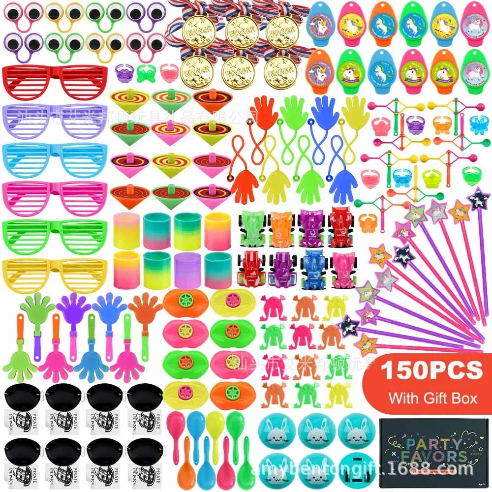 120/200Pcs/set Fun Pinata Fillers Small Bulk Toys Birthday Party Gift Favors Kids Puzzle Toy Event Party Game Giveaways Prizes