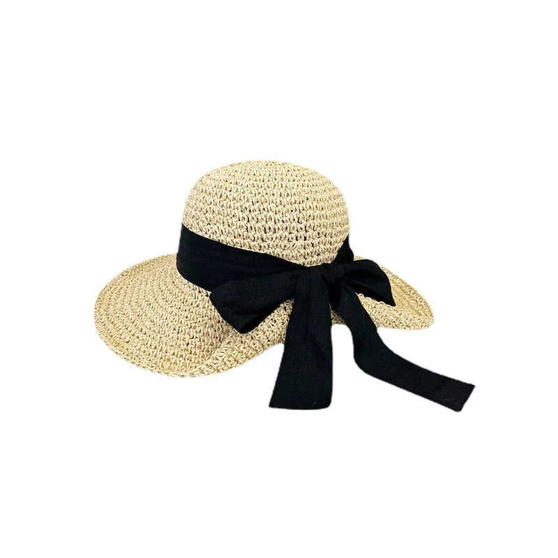 Korean Handmade Straw Hat For Women, Japanese Small fresh Sunshade Hat For Spring And Summer Outings, Sunscreen Hat