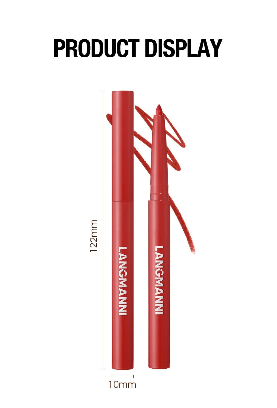 12-color Matte Lip Liner Waterproof Plumping Stain Lipstick Natural Nude Pink Lip Liner Professional Outline Lips Contour Makeup