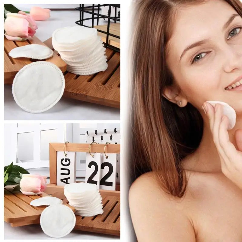 100Pcs Make Up Cotton Swabs Clean Nail Pads Artistic Soft Cleansing Pads Daily Cotton Supplies Face Cotton Makeup Removal Tool