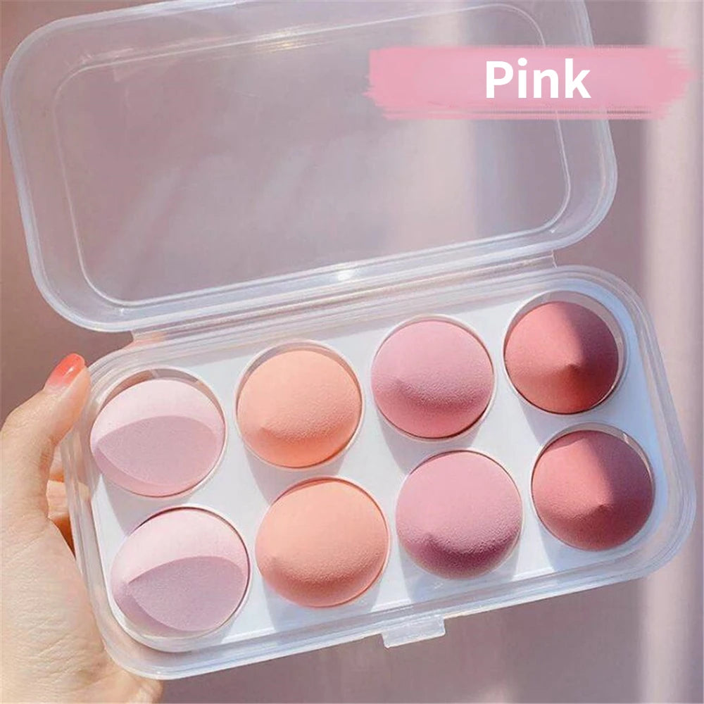 4pcs/bag Fashion Make up Blender Cosmetic Puff Makeup Sponge Foundation Powder Sponge Beauty Tool Makeup Tool Accessories